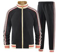 dioxoib Men Track Suits Sets Long Sleeve Full-zip Sweatsuit Active Jackets and Pants 2 Piece Outfits, Ai-tz001, XX-L