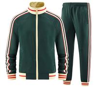 dioxoib Men Track Suits Sets Long Sleeve Full-zip Sweatsuit Active Jackets and Pants 2 Piece Outfits, Ai-tz002, XX-L
