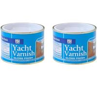 DIOXSTAR 151 Coatings Yacht Varnish Gloss, Enhanced UV Resistance, Long-Lasting Durability, Ideal for Yachts, Boats, and Wood Projects, 180ml, Pack of 2