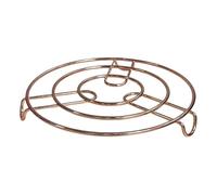 DIOXSTAR 1x Stainless Steel Chrome Trivet, Round Shape Table Ring, Sleek And Modern Design, Easy To Clean And Store, Compact and Lightweight