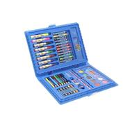 DIOXSTAR 68 Pcs Art Set Kids Children’s Coloring Drawing Painting Arts & Crafts Case, Crafted For Easy Sharpening And Smooth Application, Oil Pastel, Easy To Use, (Blue)