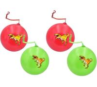 DIOXSTAR 90g Dinosaur Ball, Prehistoric Adventures, Offering Hours Of Entertainment, Develop Cognitive And Imaginative Skills, Developing Motor Skills And Hand-Eye Coordination, (4PCS)