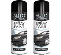 DIOXSTAR All Purpose Black Matt Spray Paint, Easy To Handle And Store, Compact Design, Durable Matte Finish, Long-Lasting Durability, Interior And Exterior Usage, 250 ML (2 PCS)