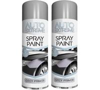 DIOXSTAR All Purpose Grey Primer Spray Paint, Fast-Drying Formula, Long-Lasting Protection, Easy To Store And Handle, Versatile Applications, 250 ML (2PCS)