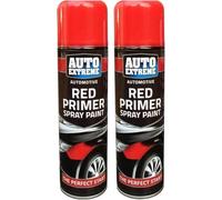 DIOXSTAR All Purpose Red Primer Spray Paint, Long-Lasting Protection, Smooth, Professional Look, Quick-Dry Formula, Easy Application, Interior and Exterior Usage, 250ML (2PCS)