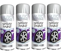 DIOXSTAR All Purpose Silver Wheel Spray Paint, Quick-Dry Nature, Professional-Looking Finish, Both Interior And Exterior Applications, Gloss Finish, 250 ML, (4PCS)