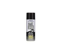 DIOXSTAR Alloy Wheel Spray Paint, Black Matt Finish, Fast Drying, Removes Scratches & Scuffs from Alloy Wheels, Easy to Use, Durable Wheel Paint, 400ml (1 PCS)