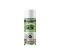 DIOXSTAR Appliance Paint, White Gloss Finish, Hard Wearing Enamel Coating, Suitable for Household Appliance, Fast Drying Formula, Aerosol DIY Wood Metal, 400ml (1 PCS)
