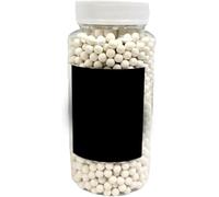 DIOXSTAR BB Pellets Bullets High-Grade Polished Bulldog White, Yellow, Green, Ensuring Reliable And Consistent Performance, Lightweight, And Round Pellets, (WHITE, 1000 BB BULLET IN JAR)