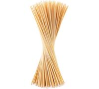 DIOXSTAR BBQ Bamboo Skewers, Durable Wooden Sticks, Sleek Design, Heat Resistant, Smooth Surface, Portable and Lightweight, Easy to Use, Multipurpose Use, 4mm Diameter (300PCS)