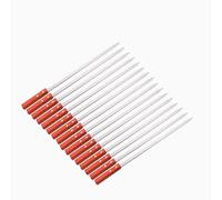 DIOXSTAR BBQ Flat Skewers, Heavy Duty Material, Ergonomic Wooden Handle, Heat Resistant, Reusable, Easy to Clean, Non-Slip Surface, Ideal Use On Outdoor BBQ, Family Party, Camping, 40cm (16Pcs)