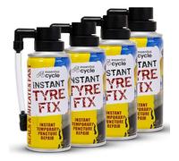 DIOXSTAR Bicycle Cycle Tyre Fix Spray, Punctured Tire, Value Convenience, Strong Seal, Long-Distance Rides, Innovative Solution, Cycling Trips, Daily Commutes, Quick Repairs, 200ml, (Pack of 4)