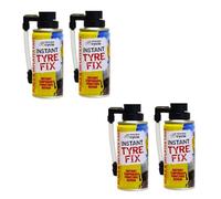 DIOXSTAR Bicycle Cycle Tyre Fix Spray, Punctured Tire, Value Convenience, Strong Seal, Long-Distance Rides, Innovative Solution, Cycling Trips, Daily Commutes, Quick Repairs, 200ml, (Pack of 4)