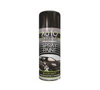 DIOXSTAR Black Matt Spray Paint, Matt Finish, Quick Drying, Non-Cracking, Suitable for Most Surfaces Including Wood, Metal and Glass, Easy to Use, 400ml (1 PCS)