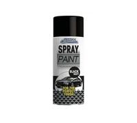 DIOXSTAR Black Matt Spray Paint, Perfect Smooth Finish, Interior and Exterior Use, Fast Drying Paint, Matt Finish, Suitable for Wood, Metal, Plastic, 400ml (1 PCS)