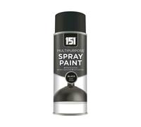 DIOXSTAR Black Satin Spray Paint, Fast Drying, Non-Cracking, Suitable for Most Surfaces Including Wood, Metal and Plastic, Indoor and Outdoor Projects, 400ml (1 PCS)