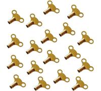 DIOXSTAR Brass Radiator Key, Clock-Type Design, Provides Excellent Corrosion Resistance, Smooth Operation, Long-Lasting Performance, Precise Control, Ease of Use (18 PCS)