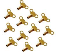 DIOXSTAR Brass Radiator Key, Clock-Type Design, Provides Excellent Corrosion Resistance, Smooth Operation, Long-Lasting Performance, Precise Control, Ease of Use (12 PCS)