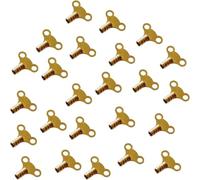 DIOXSTAR Brass Radiator Key, Clock-Type Design, Provides Excellent Corrosion Resistance, Smooth Operation, Long-Lasting Performance, Precise Control, Ease of Use (24 PCS)