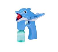 DIOXSTAR Bubble Machine G-U-N Blower, Refill Bottle, Easy Operation, Durable Construction, Lightweight Design, Ensures Reliable Performance, Perfect For Outdoor Play, (Blue)