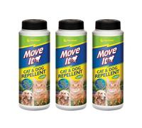 DIOXSTAR Cat & Dog Move-It Repellent Powder, Pleasant Smell, Compact And Portable, Easy To Use, Portable And Lightweight, Indoor And Outdoor Pest Control (Pack of 3)