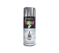 DIOXSTAR Chrome Effect Gloss Spray Paint, 400ml (1 PCS), Water-Based, Silver, Gloss Finish, Fast-Drying, Indoor/Outdoor Use