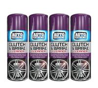 DIOXSTAR Clutch & Break Cleaner, Grease Removing Spray, Safely Removes Oil, Grease, Clutch & Dust, Easy and Quick Spraying Operation, Easy Application, 400ml (4)