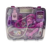 DIOXSTAR Comprehensive Pretend Play Doctor Vet Set, Realistic Yet Child-Safe, Creative Role-Playing, Skill-Building, And Educational Fun, Caregiving and Creativity, (Pink)