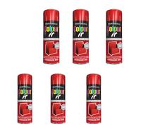 DIOXSTAR Crimson Red Gloss Spray Paint, Quick Drying, All Purpose Spray, Suitable for Metal, Plastic & Wood Surfaces, Interior & Exterior Use, 250ml (6 PCS)
