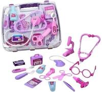 DIOXSTAR Doctor Role Playset Age 3+ For Kids, Medical Kit Toy Set, 13 Pieces, Durable Construction, Smooth Edge, Compact And Portable, Lightweight, Easy To Store
