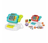 DIOXSTAR Electric Cash Register Toy For Kids, Supermarket Playset With Scanner Accessories, Battery powered, Sound And Light Effect, Encourage Imagination, Creativity, Random Colour