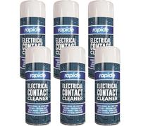 DIOXSTAR Electrical Contact Cleaner, Removes Grease, Oil and Dirt from Ignitions, Circuit Boards, Spark Plugs and All Electrical Components, Easy to Spray, 200ML (6)
