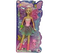 DIOXSTAR Fairy Princess Dolls, Magical Butterfly Wings, Beautiful Design, Shining And Brightening, Smooth Texture, Vibrant Colours, Portable And Lightweight, (PINK)