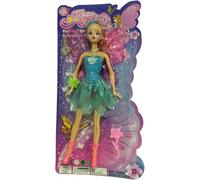 DIOXSTAR Fairy Princess Dolls, Magical Butterfly Wings, Beautiful Design, Shining And Brightening, Smooth Texture, Vibrant Colours, Portable And Lightweight, (BLUE)