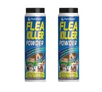 DIOXSTAR Flea Killer Powder, Ticks Protection For Pets, Crawling Insect Killer, Compact And Portable, Easy To Use, Indoor And Outdoor Use, Ideal Spray For Pet Beds, 200g (2PCS)