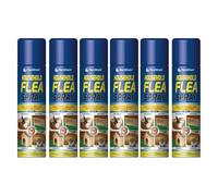 DIOXSTAR Flea Spray Home Animal Kill Fleas Tick Protection, Fast-Acting Solution, Kills & Repel Fleas, Suitable for Cats, Dogs, Puppies & Kitten, Use on Bedding, Carpets, Furniture, (200ml, 6 Pcs)