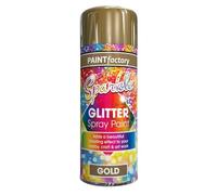DIOXSTAR Glitter Spray Paint, Quick-Drying Formula, Perfect For DIY Enthusiasts, Home Décor, Wood, Metal, Plastic, Suitable For Indoor And Outdoor Use, (Gold)