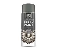 DIOXSTAR Gun Metal Grey Spray Paint, Metallic Finish, Fast Drying, Non-Cracking, DIY Spray Paint for Metal, Wood, Glass, Easy to Use, Multi-Purpose, 400ml (1 PCS)