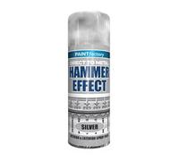 DIOXSTAR Hammer Effect Silver Spray Paint, Unique and Stylish Hammered Finish, Easy Application, Long-Lasting Protection, For Interior & Exterior Surfaces, 400ml (1 PCS)