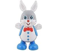 DIOXSTAR Interactive Dancing Rabbit, Flashing LED Lights, Foster Active Play, Ideal for Sparking Creativity, Enhancing Coordination, Promote Motor Skills