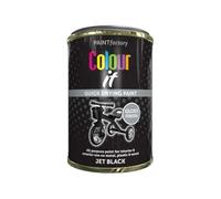 DIOXSTAR Jet Black Tin Paint, Gloss Finish, Long-Lasting Protection, All Purpose Paint for Interior & Exterior Application, Wood, Metal, Plastic, Fast Drying, 300ml (1 PCS)