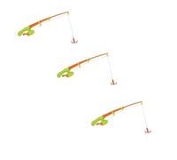 DIOXSTAR Kids Hook Duck Style Bath Toys, Colourful Duck Fishing Set, Adorable Design, Mini Fishing Rod, Lawn Games, Parties, Duck Game, Attractive Design, For Kids, (3 Pcs)