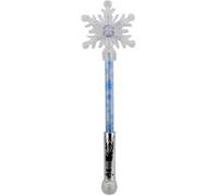 DIOXSTAR Light Up Snowflake Wand, LED Glow Effect, Flashing Stick, Colourful Lights, Magic Wand, Compact and Portable Design, Night Events Decoration and Party Favors