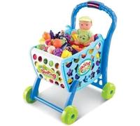 DIOXSTAR Mini Shopping Trolly With Toy Food, Multi-Functional Playset Design, Endless Hours Of Interactive Play, Tool For Learning And Skill Development