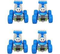DIOXSTAR Mini Thomas Gear Train, 360° Spins And Turns, Smooth Gliding Motion, Ideal Toy For Fostering Imaginative Play, Enhance Hand-Eye Coordination, Blue (4PCS)