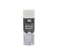 DIOXSTAR Multi-Purpose Spray Paint, White Matt Finish, Fast Drying, Non-Cracking, Suitable for Wood, Plastic and Metal, Indoor and Outdoor Use, Easy to Use, 400ml (1 PCS)