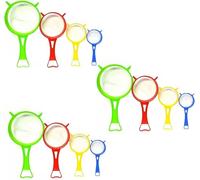 DIOXSTAR Plastic Kitchen Strainer Sieve, Fine Mesh Design, Both Durable and Lightweight, Dishwasher Safe, Smooth Surface Hygienic and Easy to Clean, (12 Pcs)