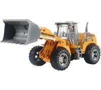 DIOXSTAR Remote Control Excavator Truck, Top Race Remote Control, Bulldozer Toy, Fully Functional RC Construction, Excavator with Light, Fun