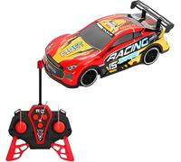 DIOXSTAR Remote Controlled Racing Car, Durable Construction, Easy-to-Use Controls, Eye-Catching Design, LED Lights, Portable and Lightweight, Indoor/Outdoor Play (Red)