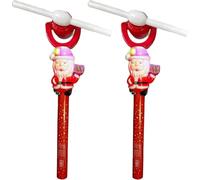 DIOXSTAR Santa Windmill Glowing Stick, Lightweight, Durable Construction, Ensures Easy Handling, Long-Lasting Fun, Hand-Eye Coordination, Imaginative Play